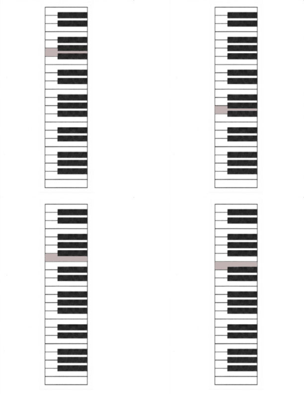 Blank Piano Keyboard Worksheet ClipArt Best
