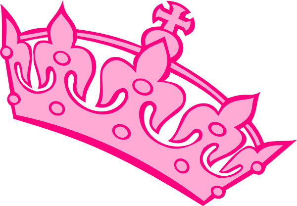 Pink crown clip art