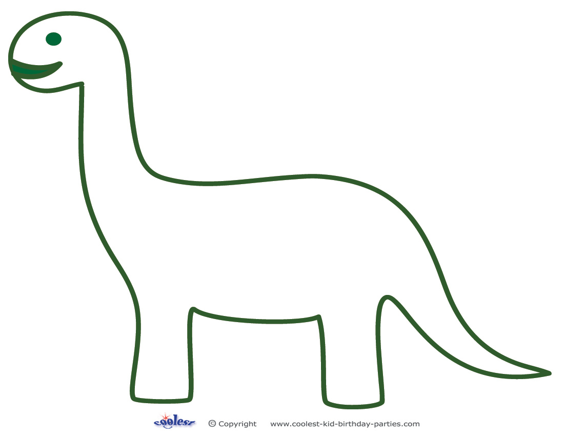 Best Photos of Dinosaur Shape Template Printable - Dinosaur Cut ...