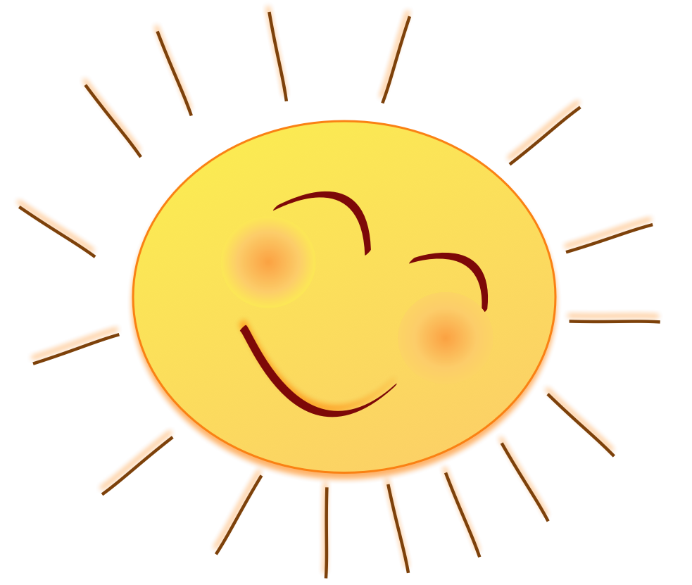 Smiling Sun Face - ClipArt Best