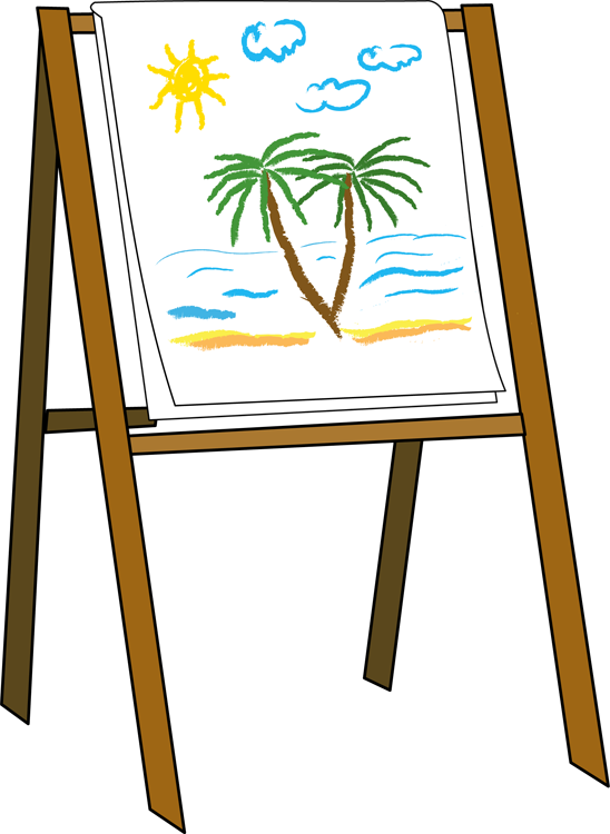 Art Easel Clipart - Free Clipart Images