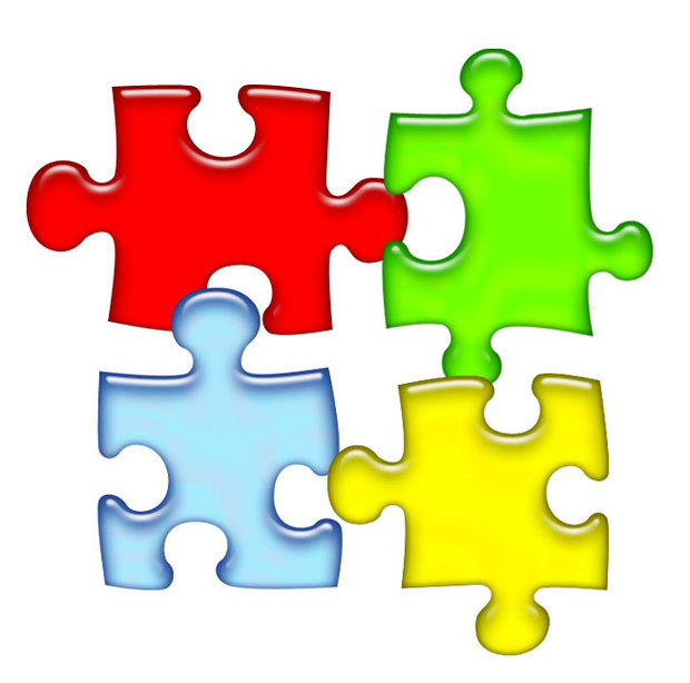Autism Puzzle Piece Heart Clipart - Free to use Clip Art Resource