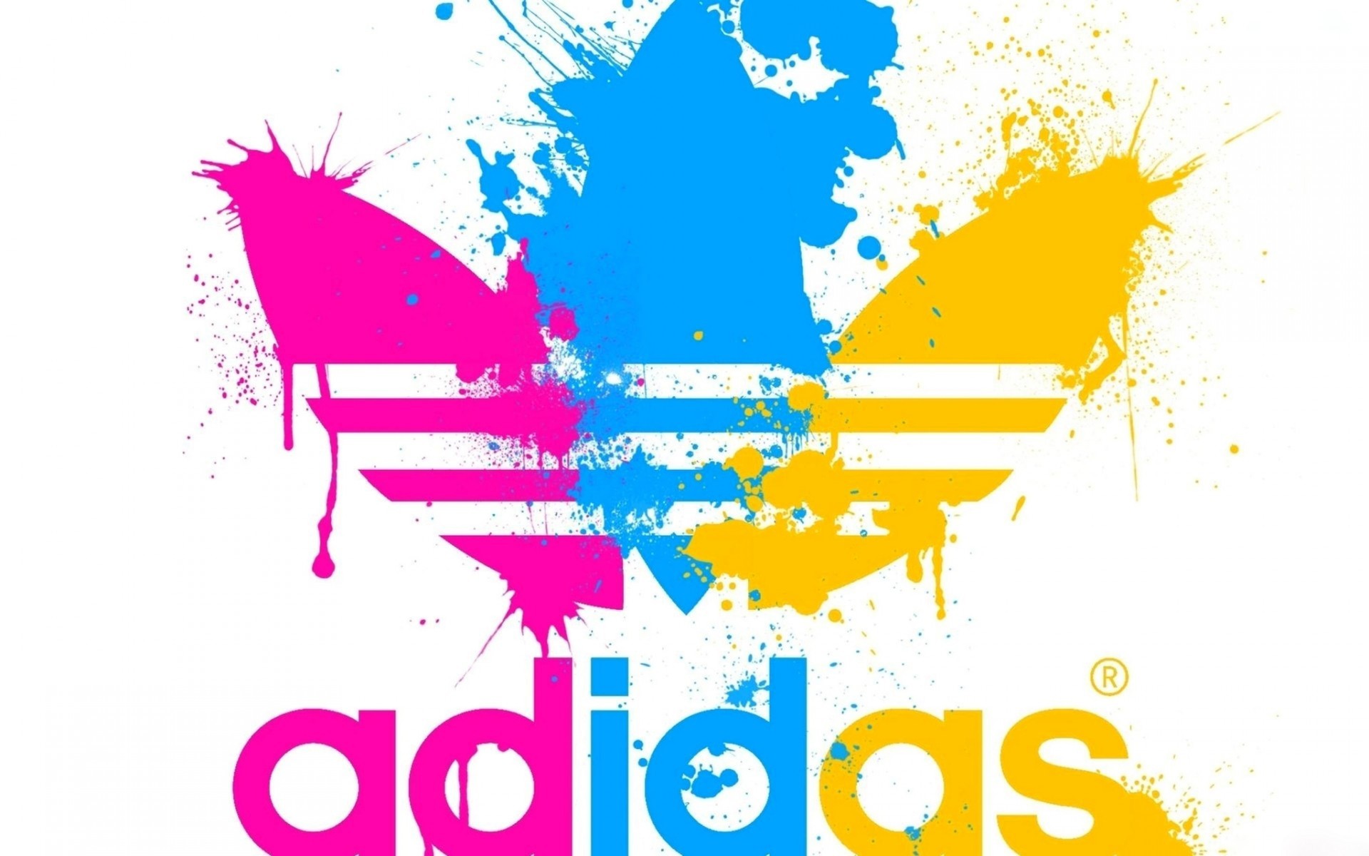 Adidas, Paint Splatter, CMYK Wallpapers HD / Desktop and Mobile ...