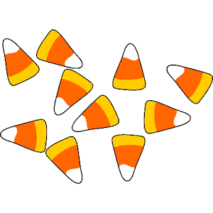 Cute Candy Corn Clipart