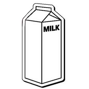 Milk carton kids clipart