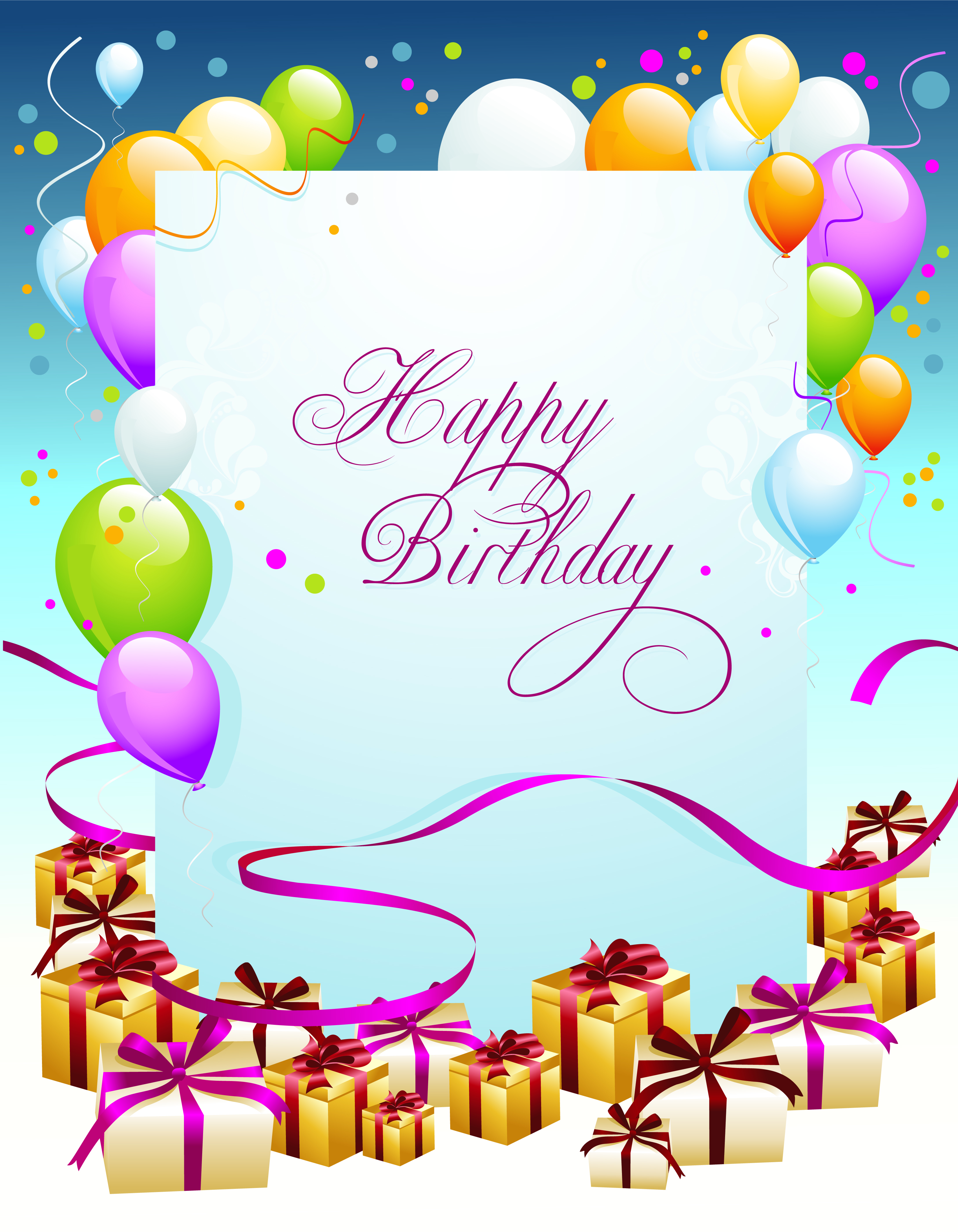 Free clipart birthday cards