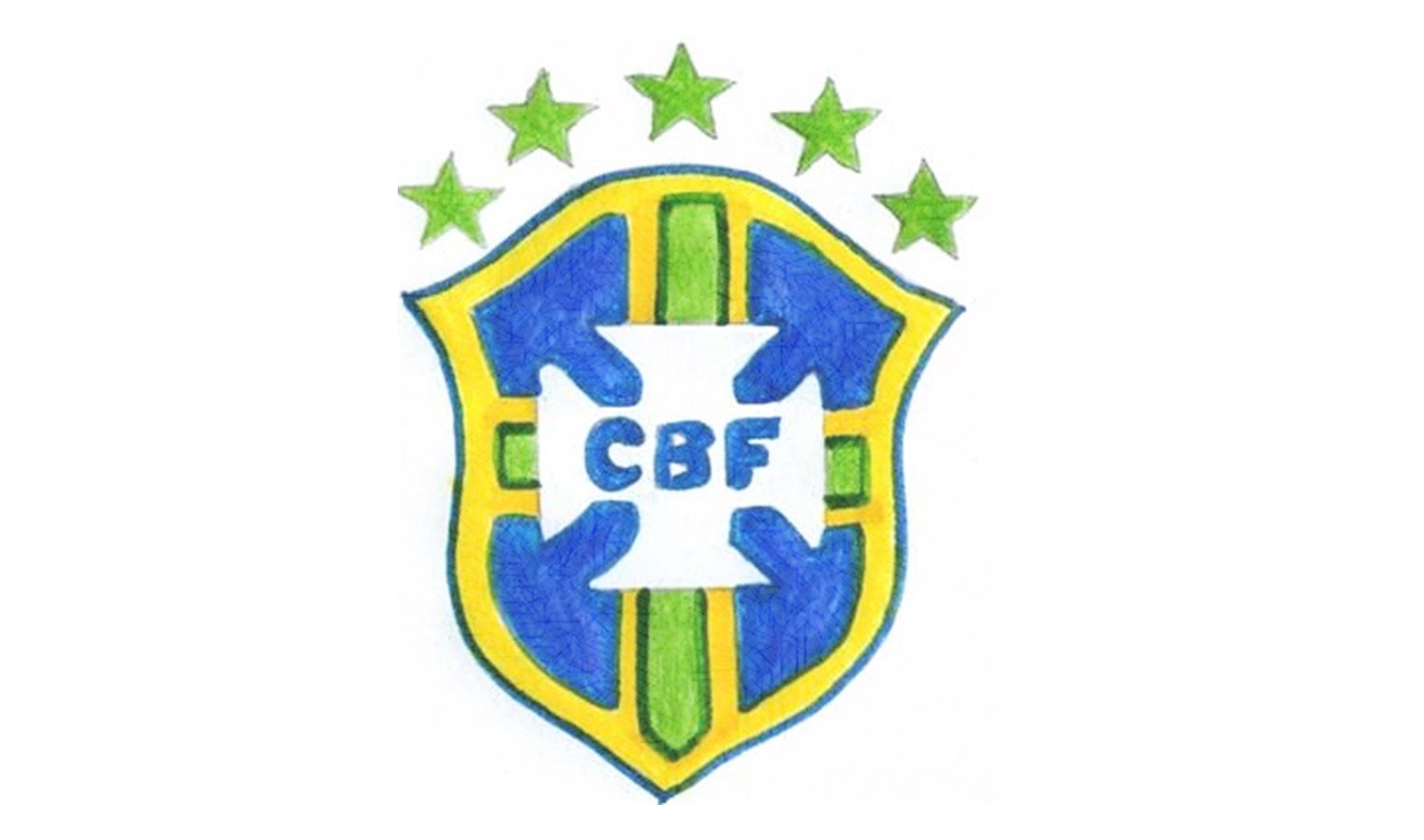 How to Draw the Brazil Logo (Brazilian Team) - YouTube