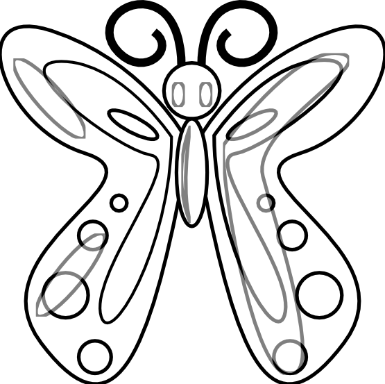 Butterfly black and white s google co nz blank html glass drawings ...