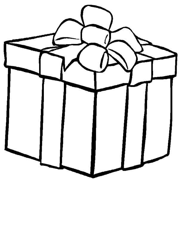 Present Coloring Page #25266