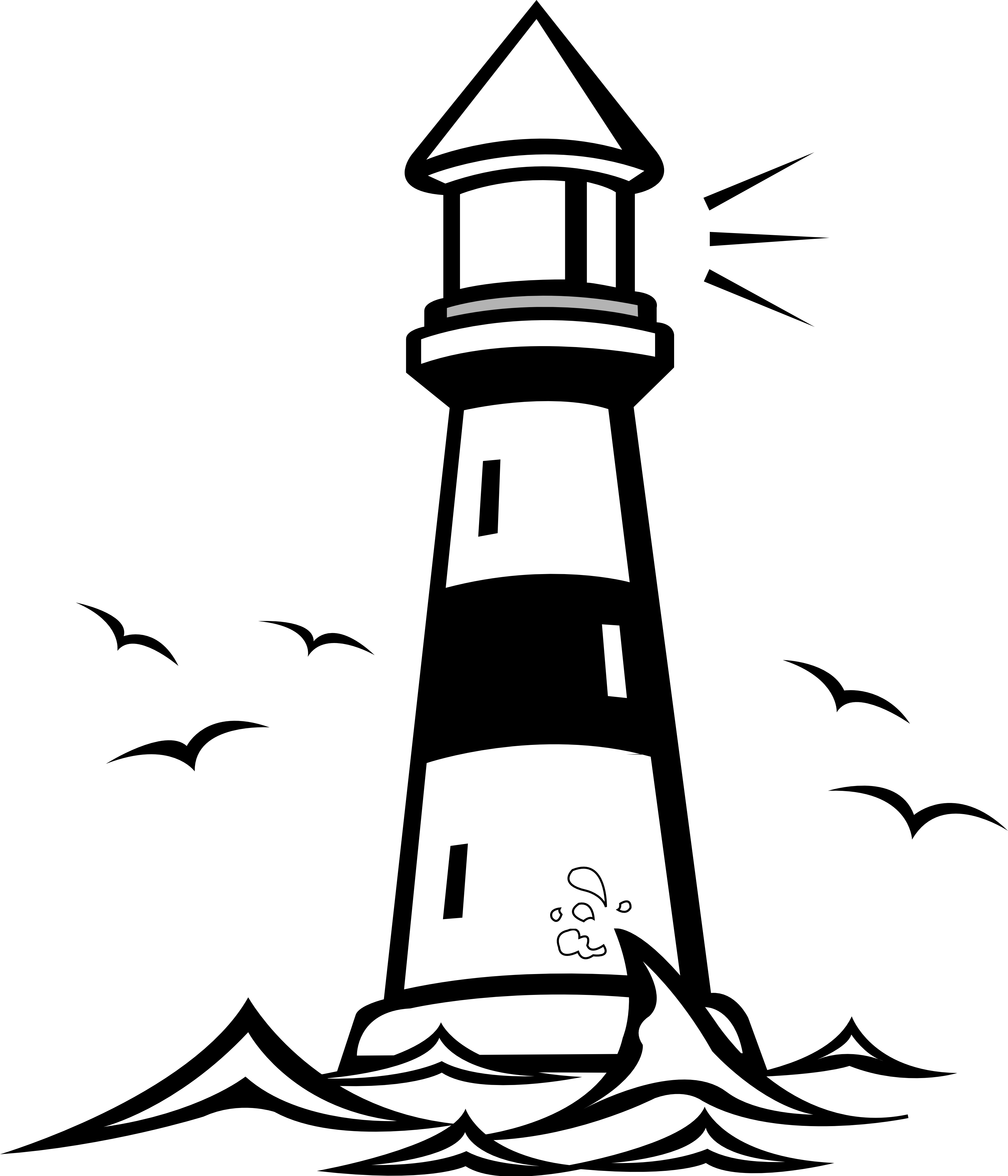 Lighthouse cartoon clipart