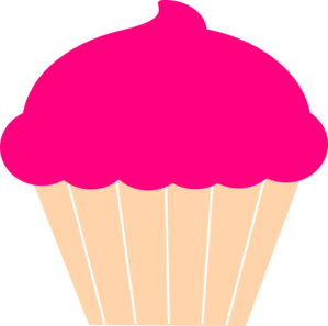 Cute Cupcake Outline Clipart