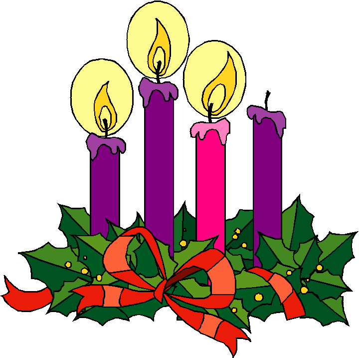 Advent Candles Clipart