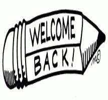 Welcome Back Clipart Black And White