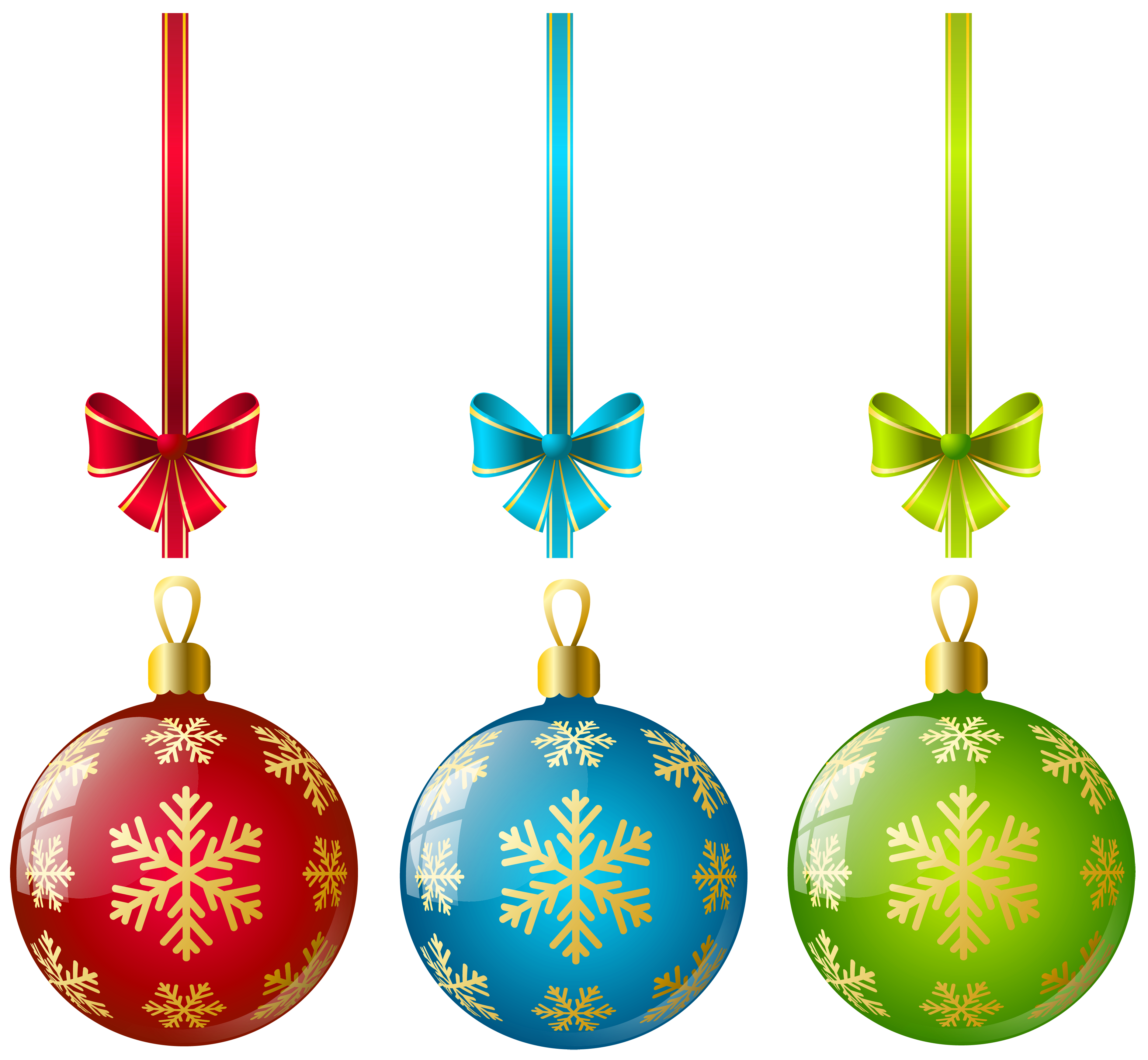 Christmas ornament clipart transparent