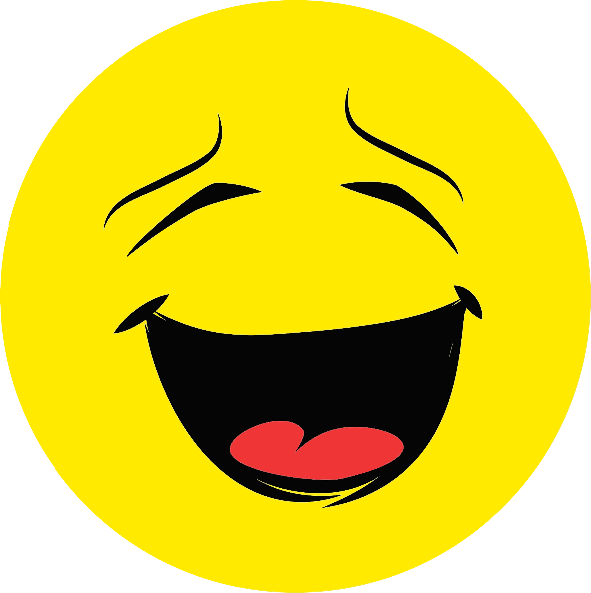 Clipart - Laughing Smiley