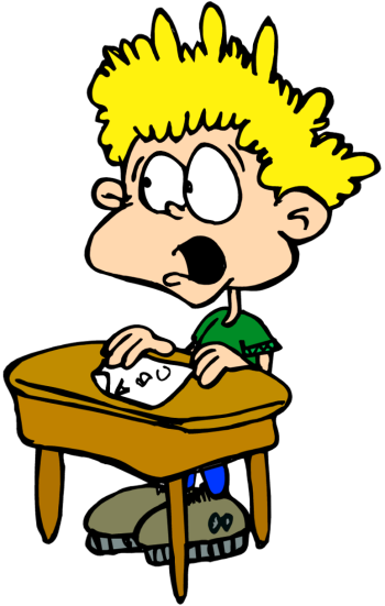 Student Taking A Test Clipart - Free Clipart Images