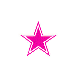 Pink stars clipart