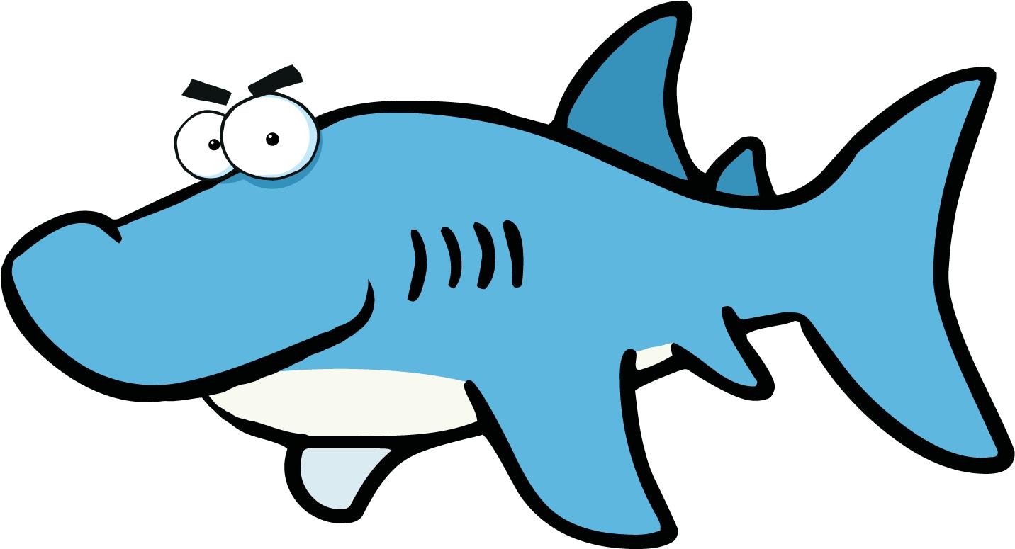 Cartoon shark clipart
