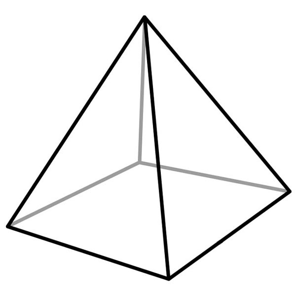 Triangle Pyramid Shape Clipart