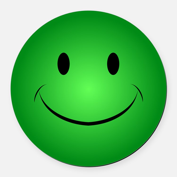 Green Smiley Face Car Accessories | Auto Stickers, License Plates ...