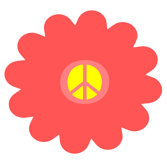 free clipart flower power - photo #34
