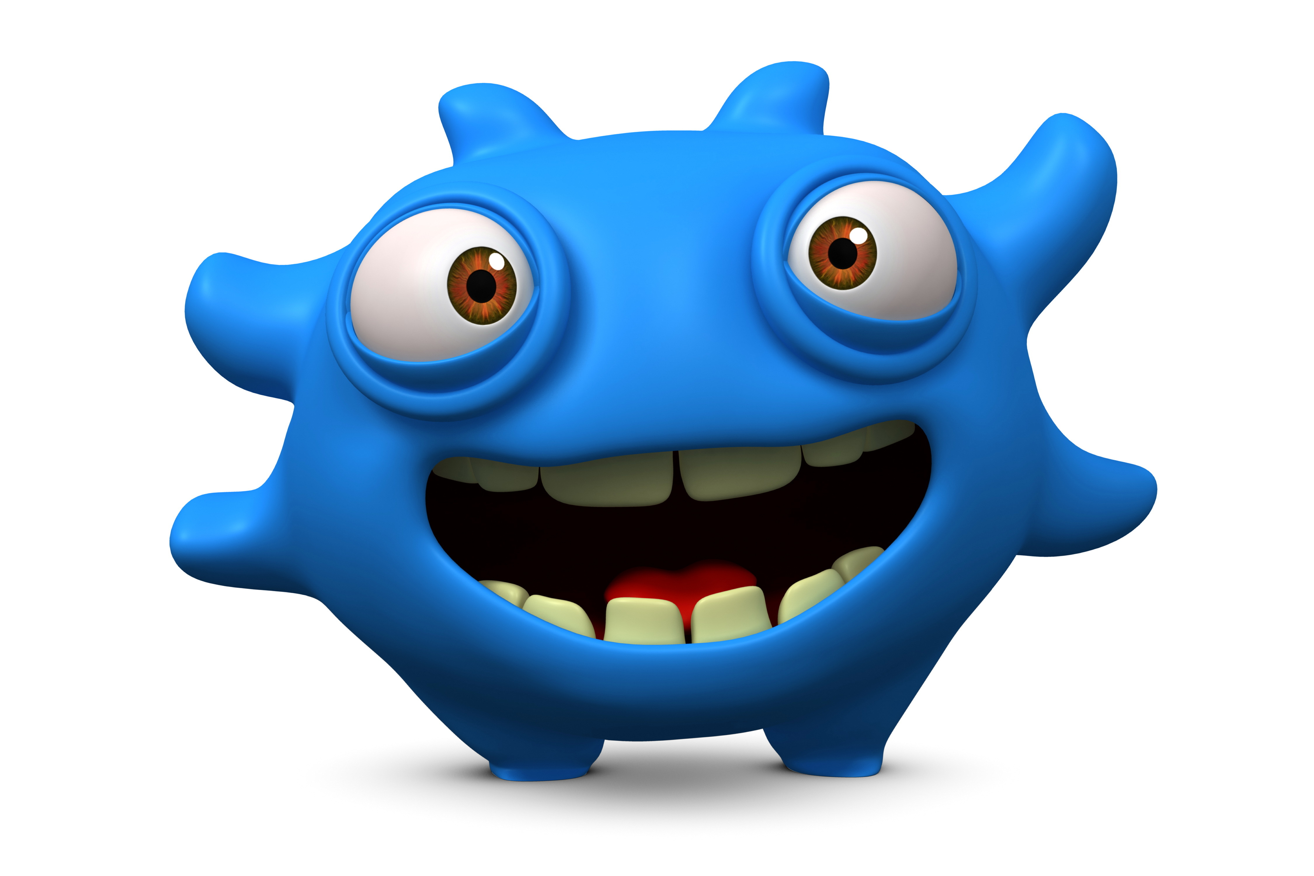 Download Wallpaper cartoon, character, cute, smile, monster, funny ...