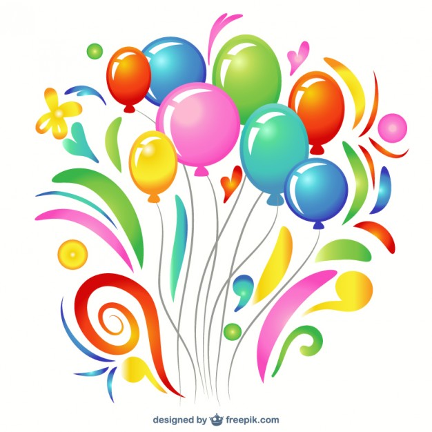 Colorful balloon clip art Vector | Free Download