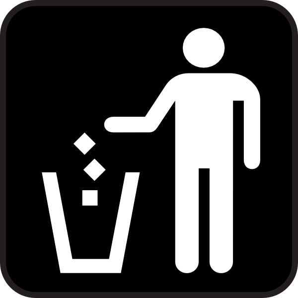 Trash Litter Box Clip Art - vector clip art online ...