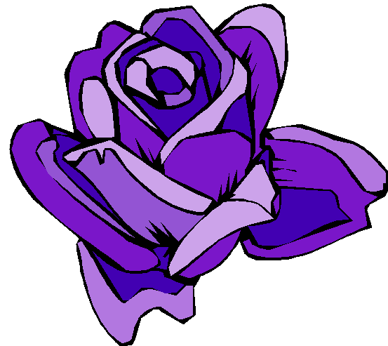 Purple Flower Clip Art - Free Clipart Images