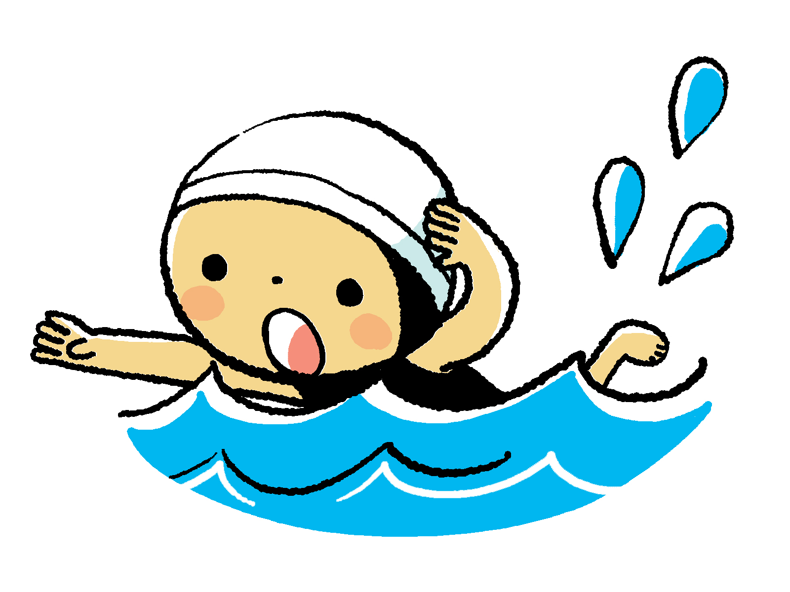 Cartoon Children Swimming - ClipArt Best