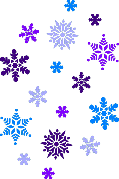 Blue Snowflake Clipart