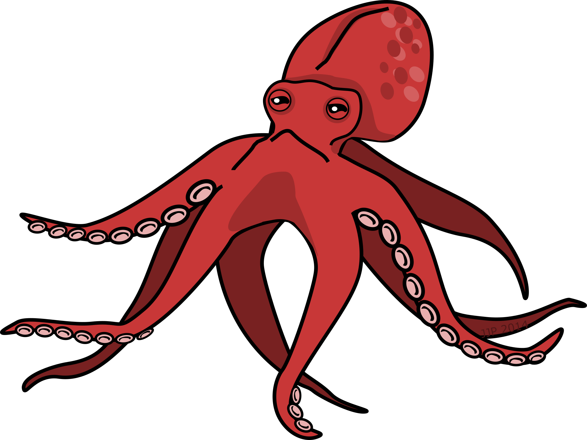 Clipart octopus - ClipartFox