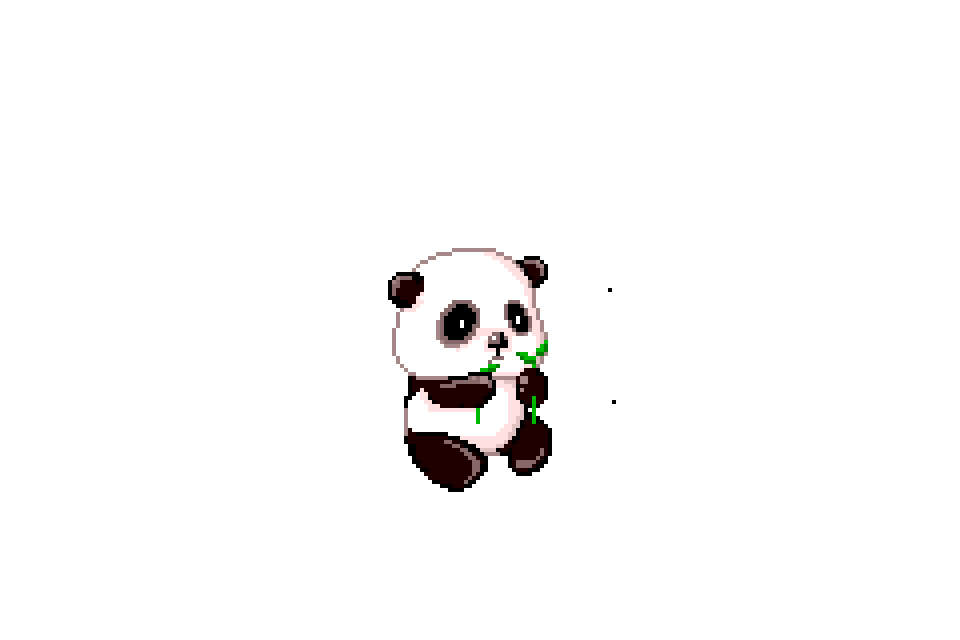 Featured image of post Panda Pixel Art Kawaii