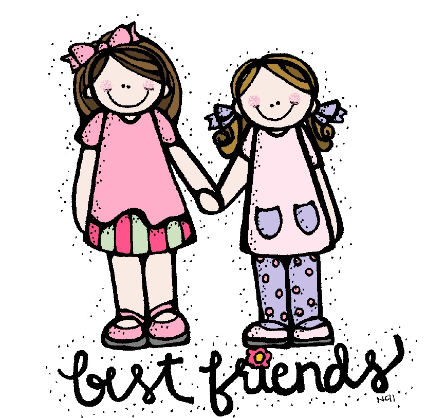 Clipart animated best friends