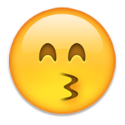 ð??? Kissing Face with Smiling Eyes Emoji (U+1F619)