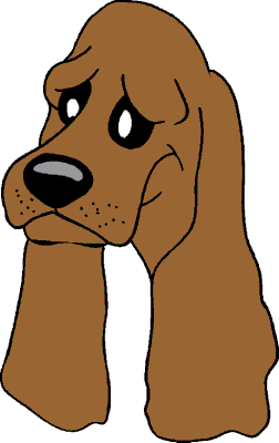 Dog Sad Face Clipart