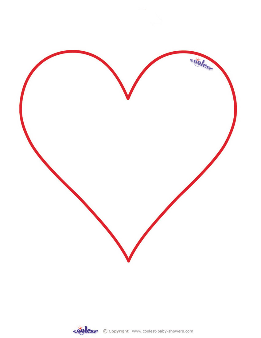 Best Photos of Blank Heart Shape - Heart Shape Outline Clip Art ...