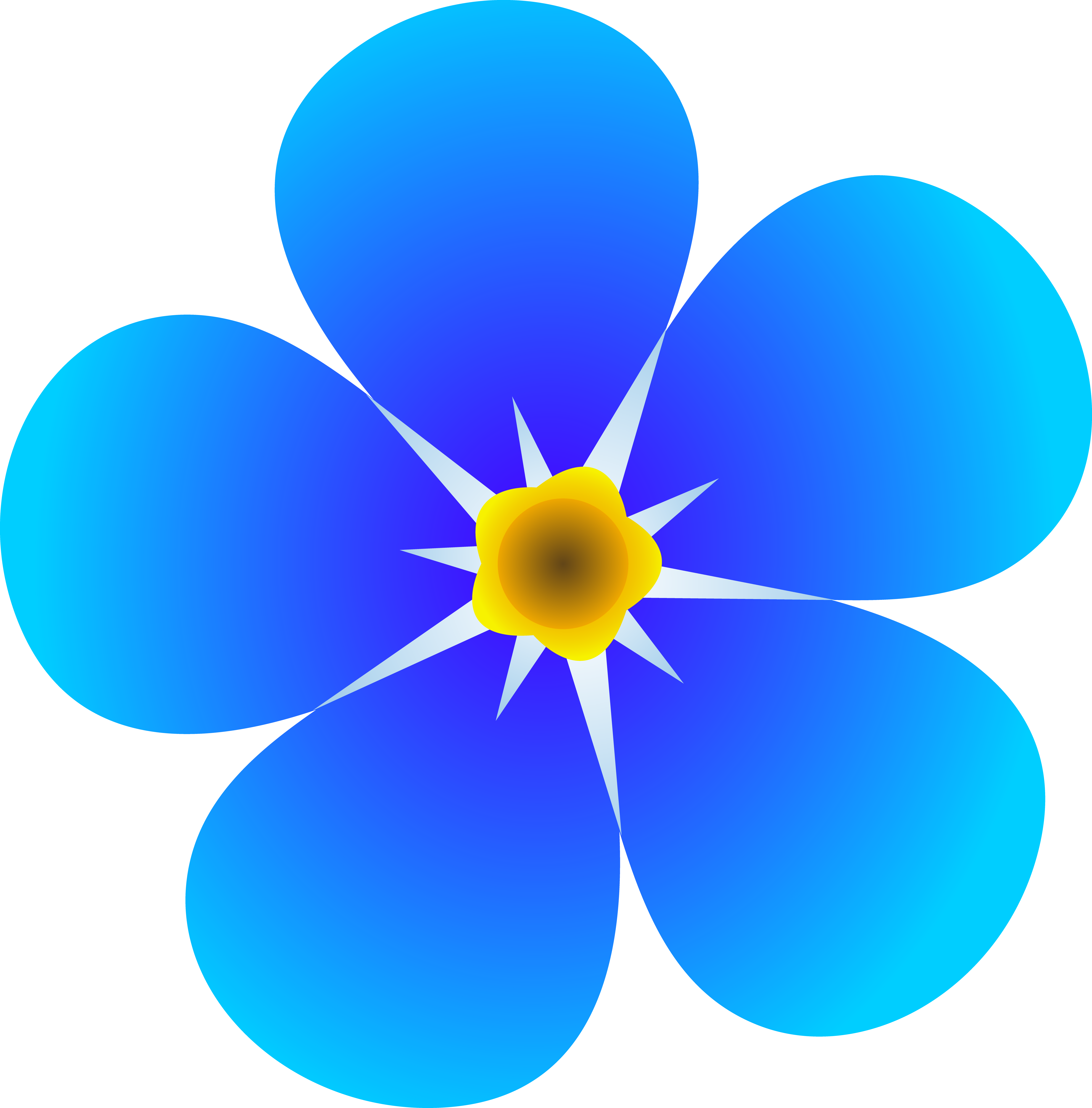 Single Flower With Vector - ClipArt Best