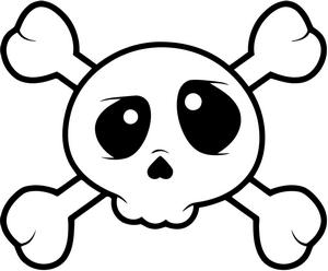1000+ images about skull and bones | Cartoon and Clip art