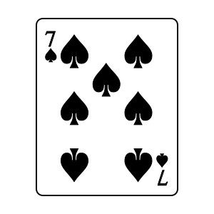 File Playing card spade 7.svg - Polyvore