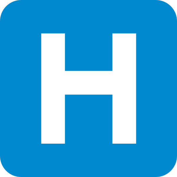Hospital symbol clip art