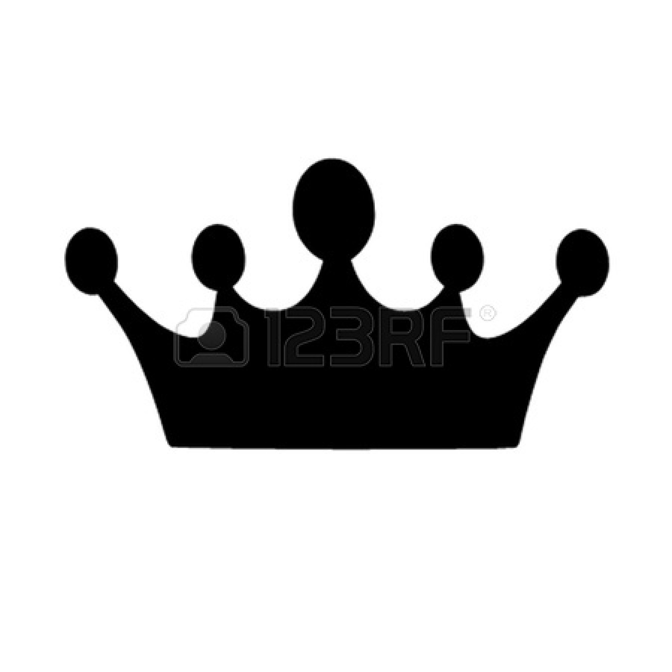 Crown Clipart Black And White No Background