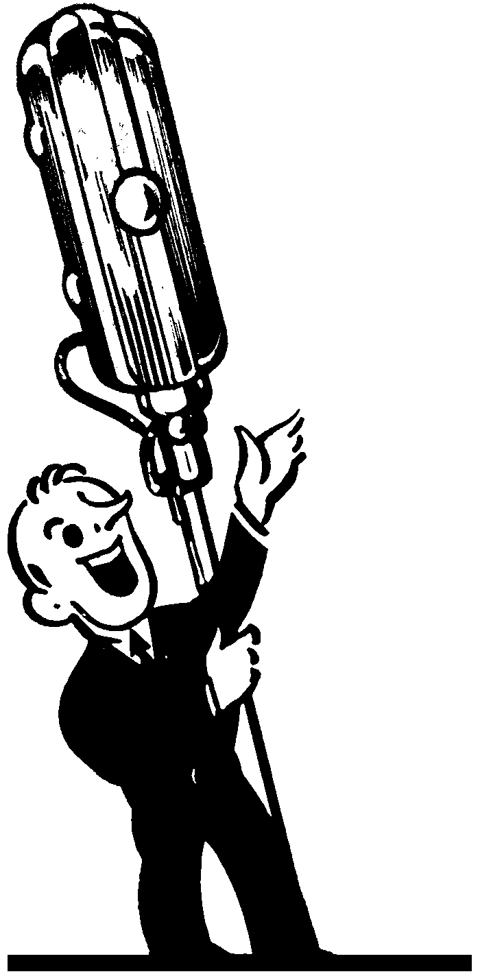 40?s Era Lounge Singer with a Huge Microphone – Free Clip Art ...