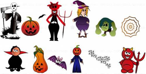 clipart halloween monsters - photo #16