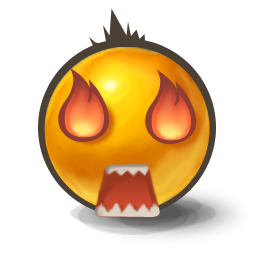 Eyes on fire Icon | Yolks 2 Iconset | Bad Blood
