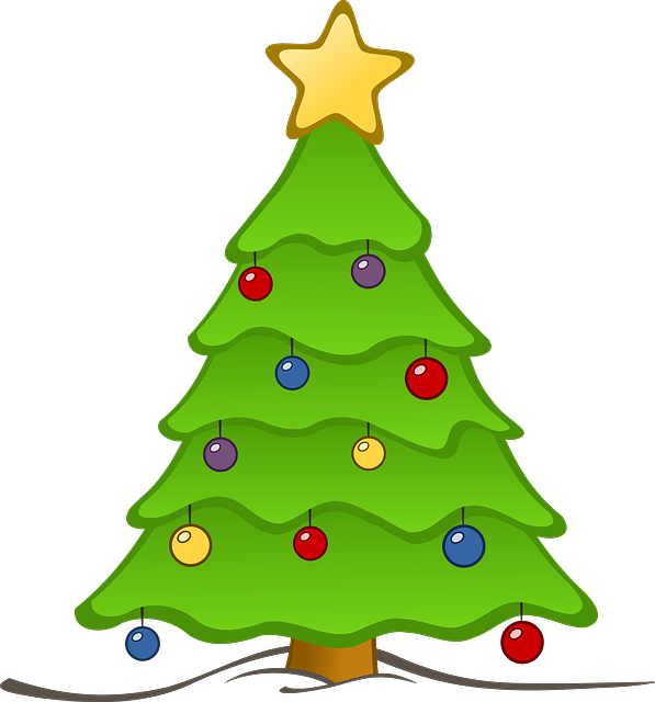 Free Beautiful Christmas Tree Clip Art