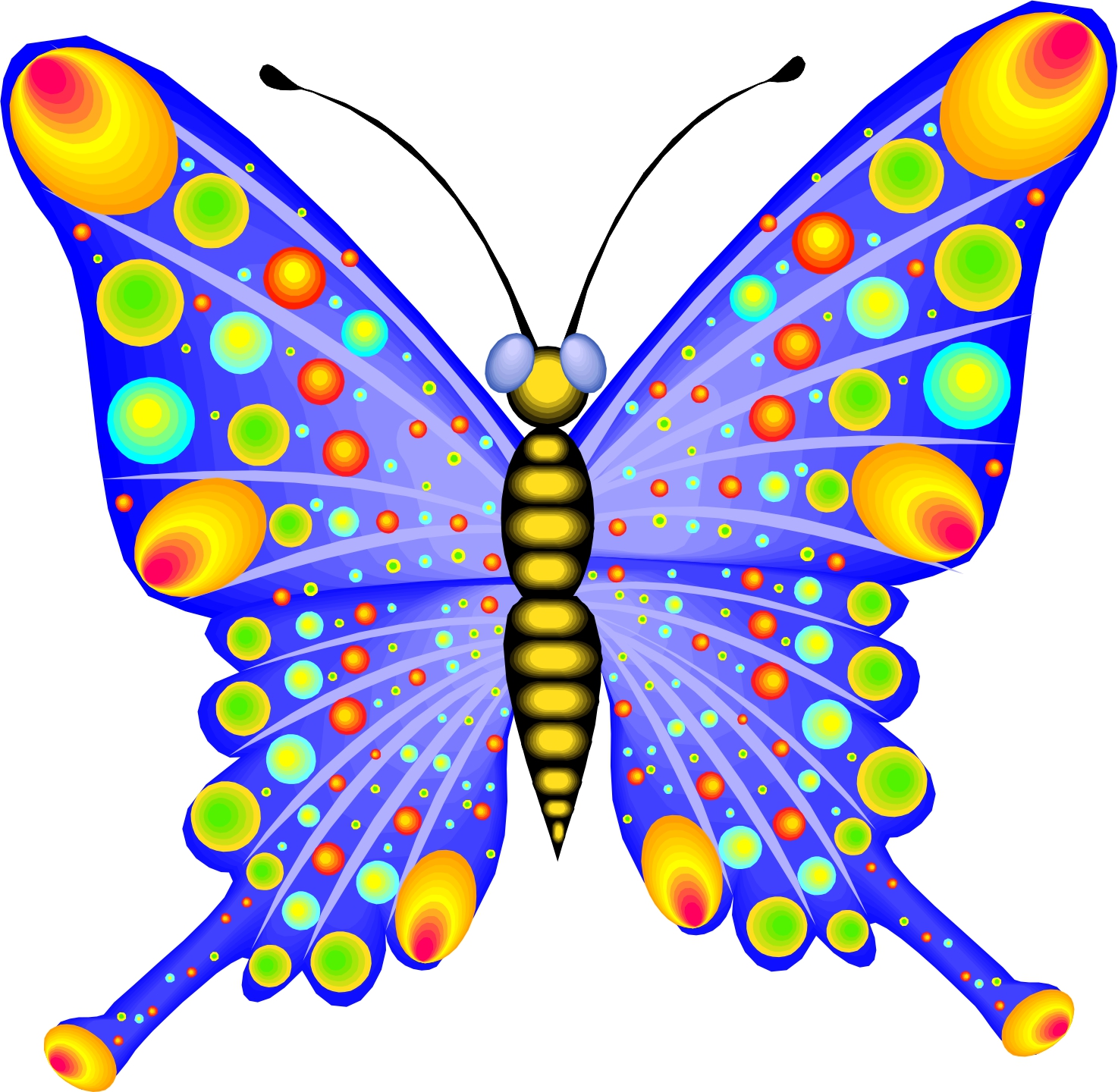 Animated Cartoon Butterfly - ClipArt Best