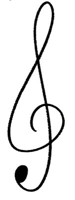 Drawing the Treble Clef Â« Alice Letts