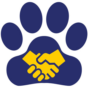 Blue Paw Print Symbol Related Keywords & Suggestions - Blue Paw ...