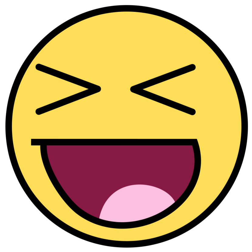 Clipart laughing face